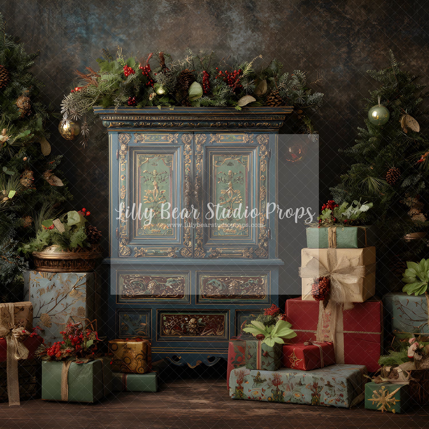 Evergreen Heirloom Hutch