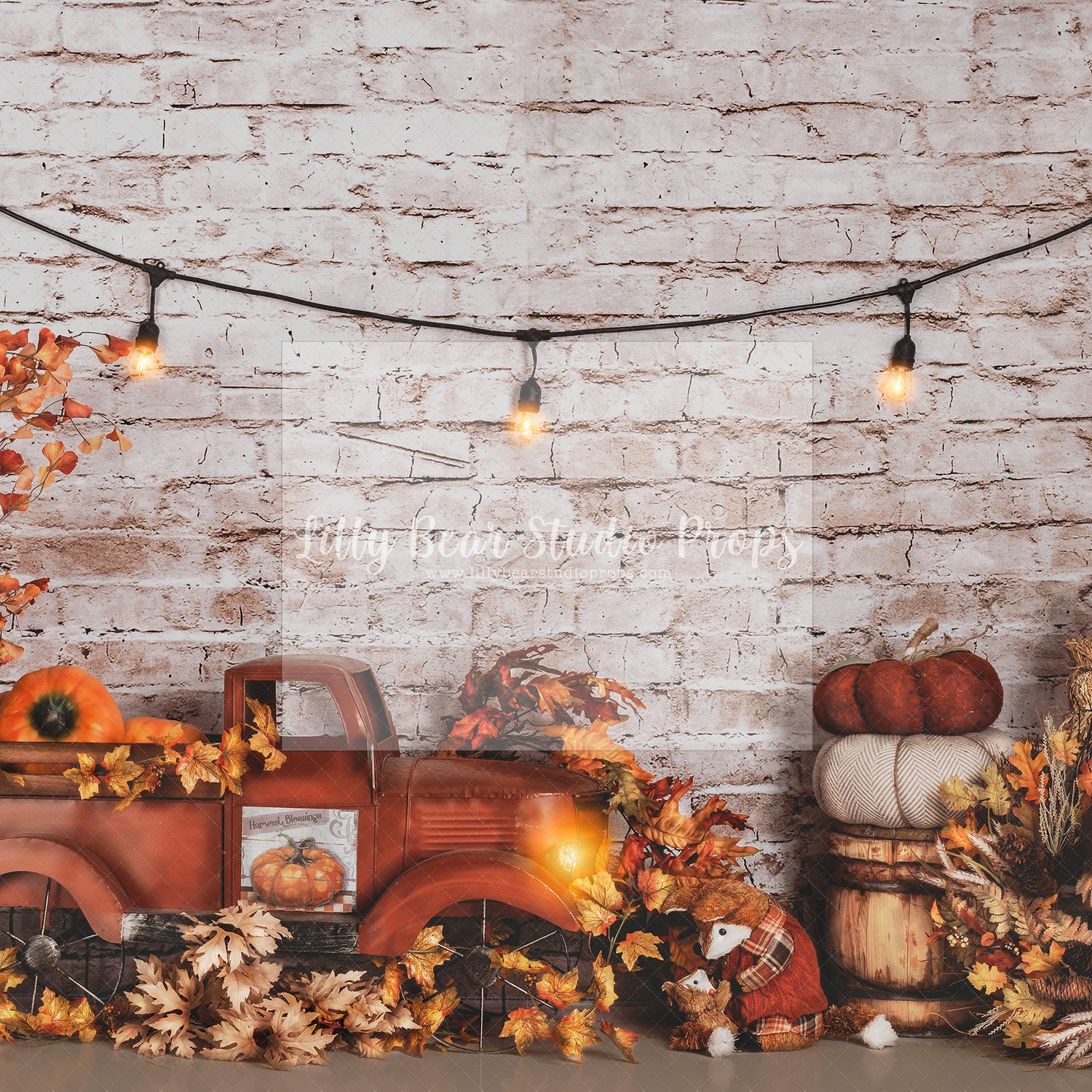 Fall Brick Pumpkin Pickup