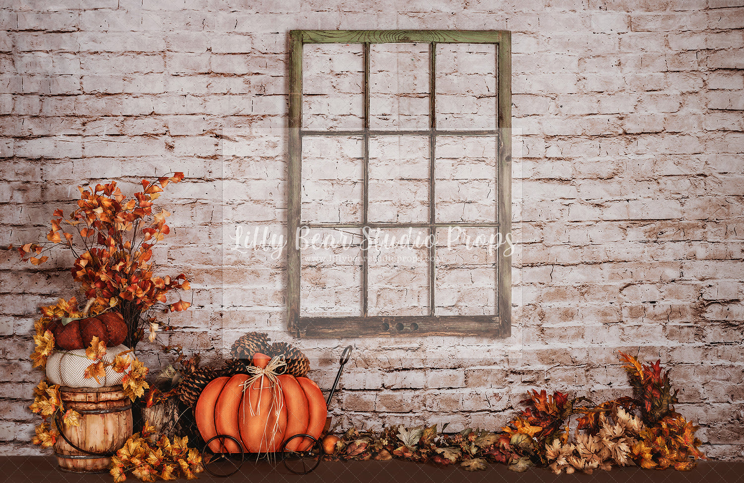 Fall Pumpkin Window