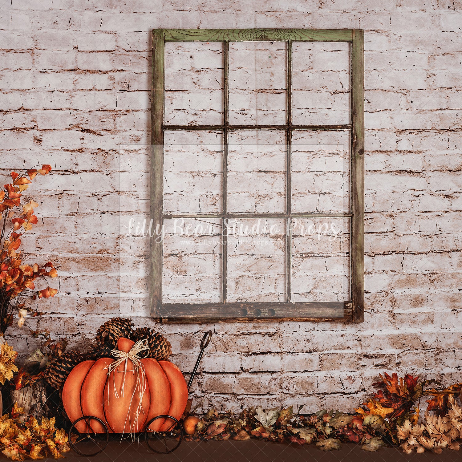 Fall Pumpkin Window