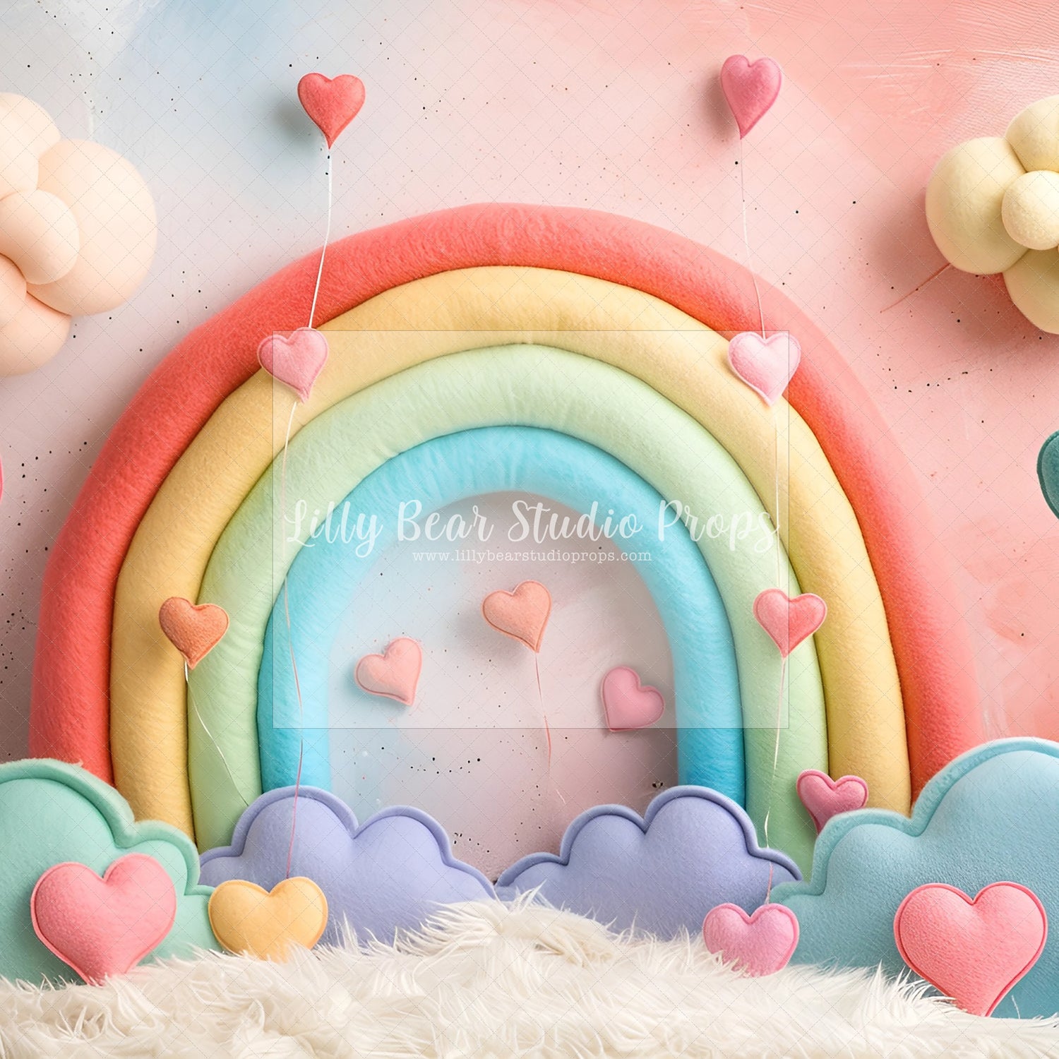 Felt Textured Rainbow