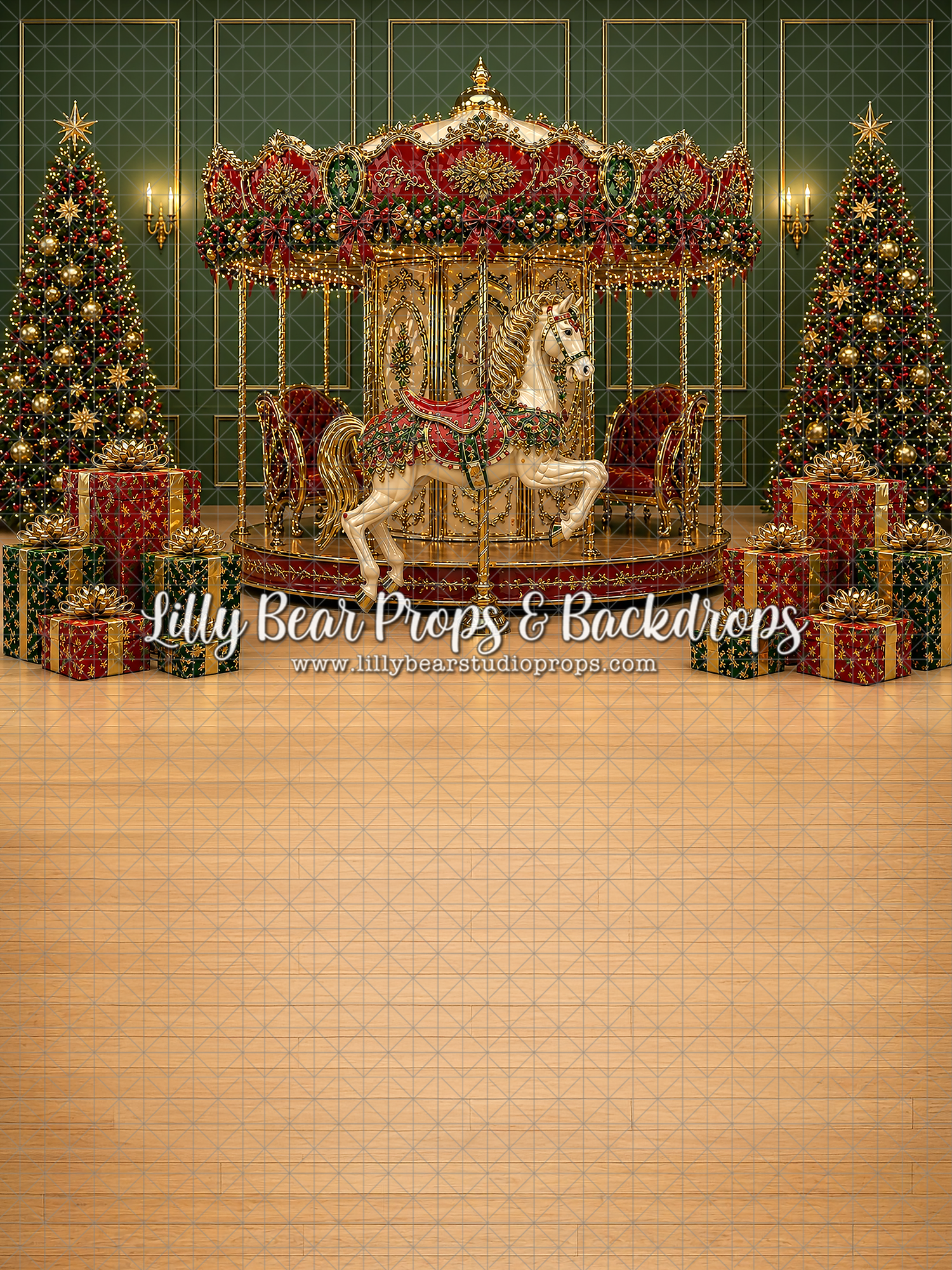 Festive Carousel Dreams - Sweep Option