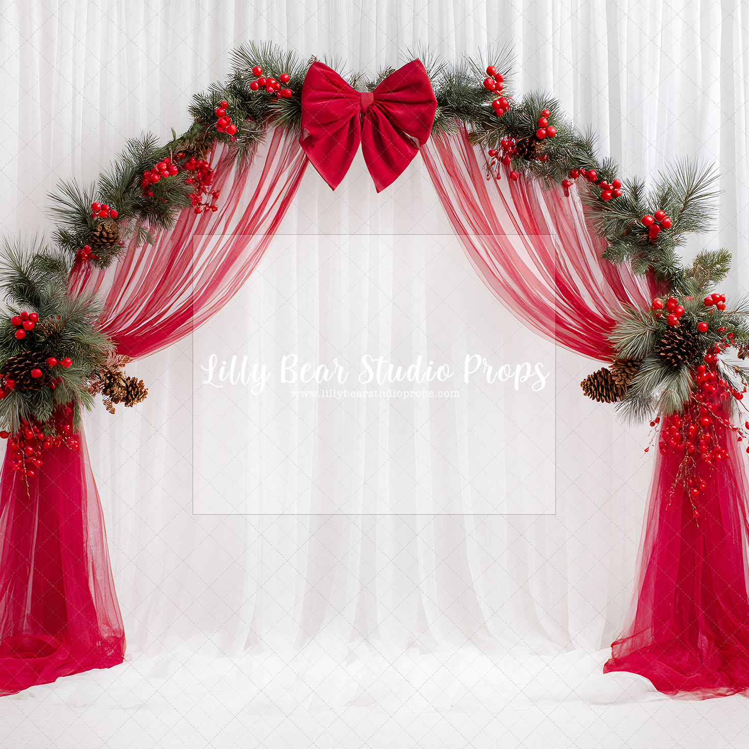 Festive Draped Delight - Sweep Option