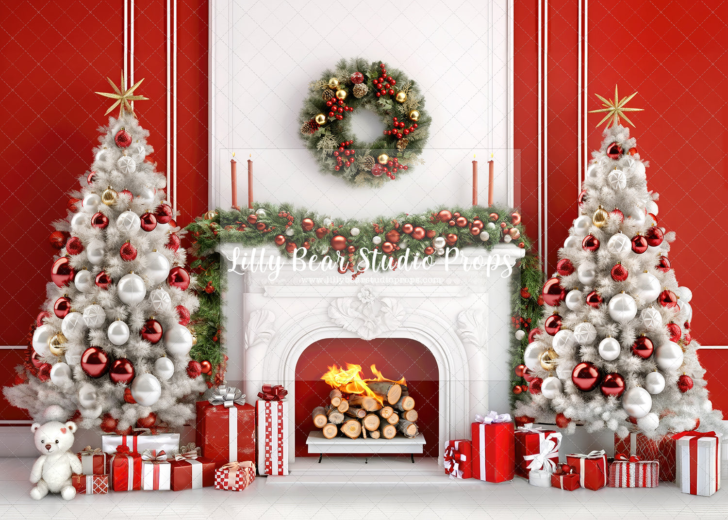 Festive Fireplace