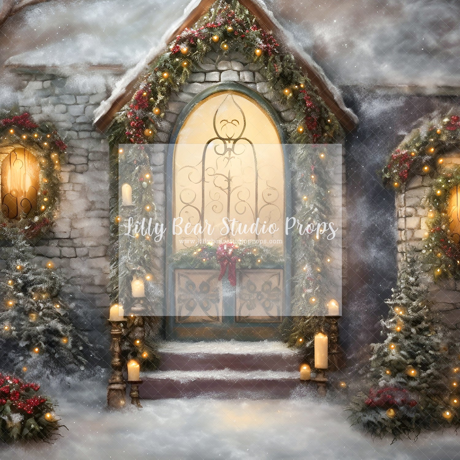 Artful Christmas Entry