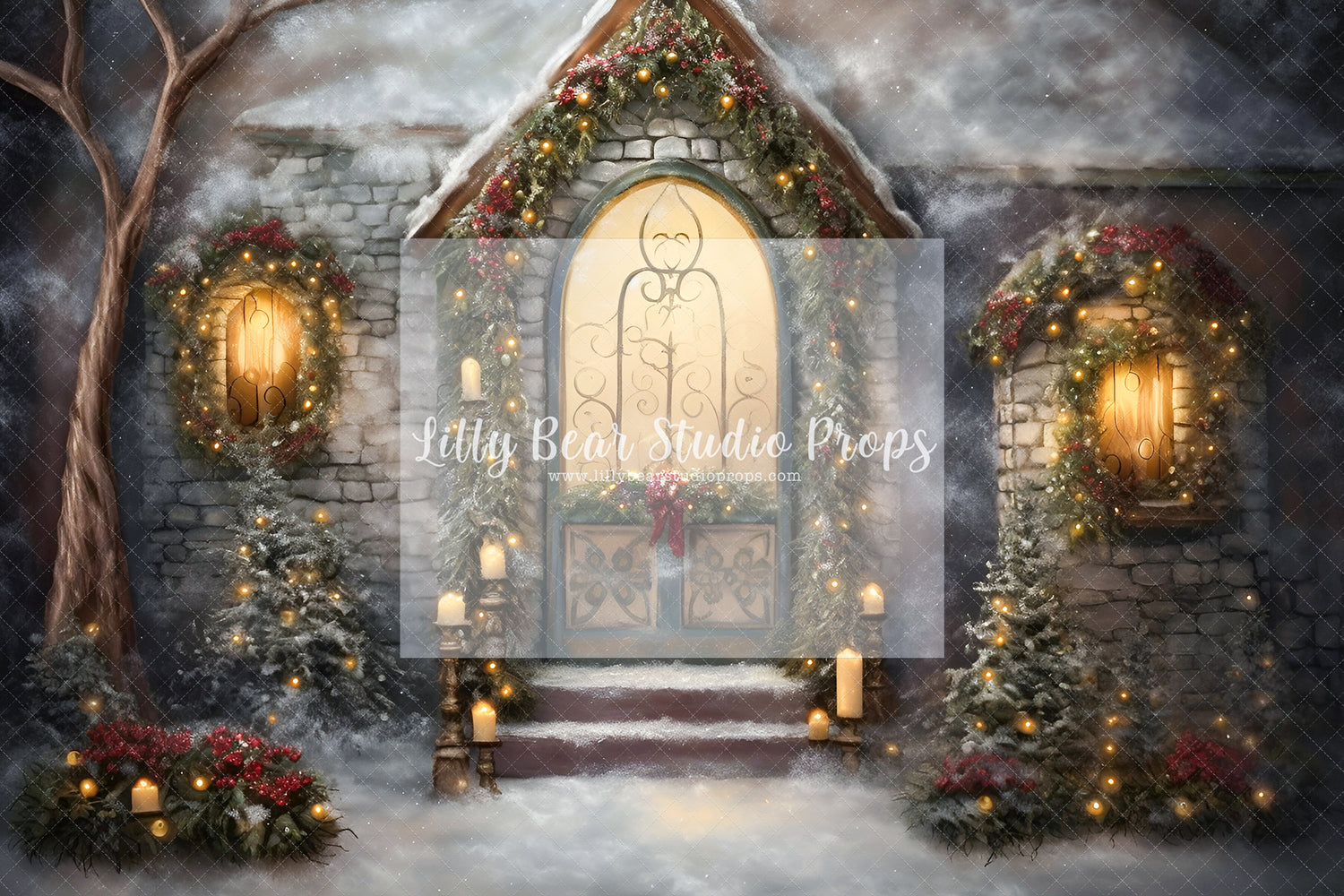 Artful Christmas Entry