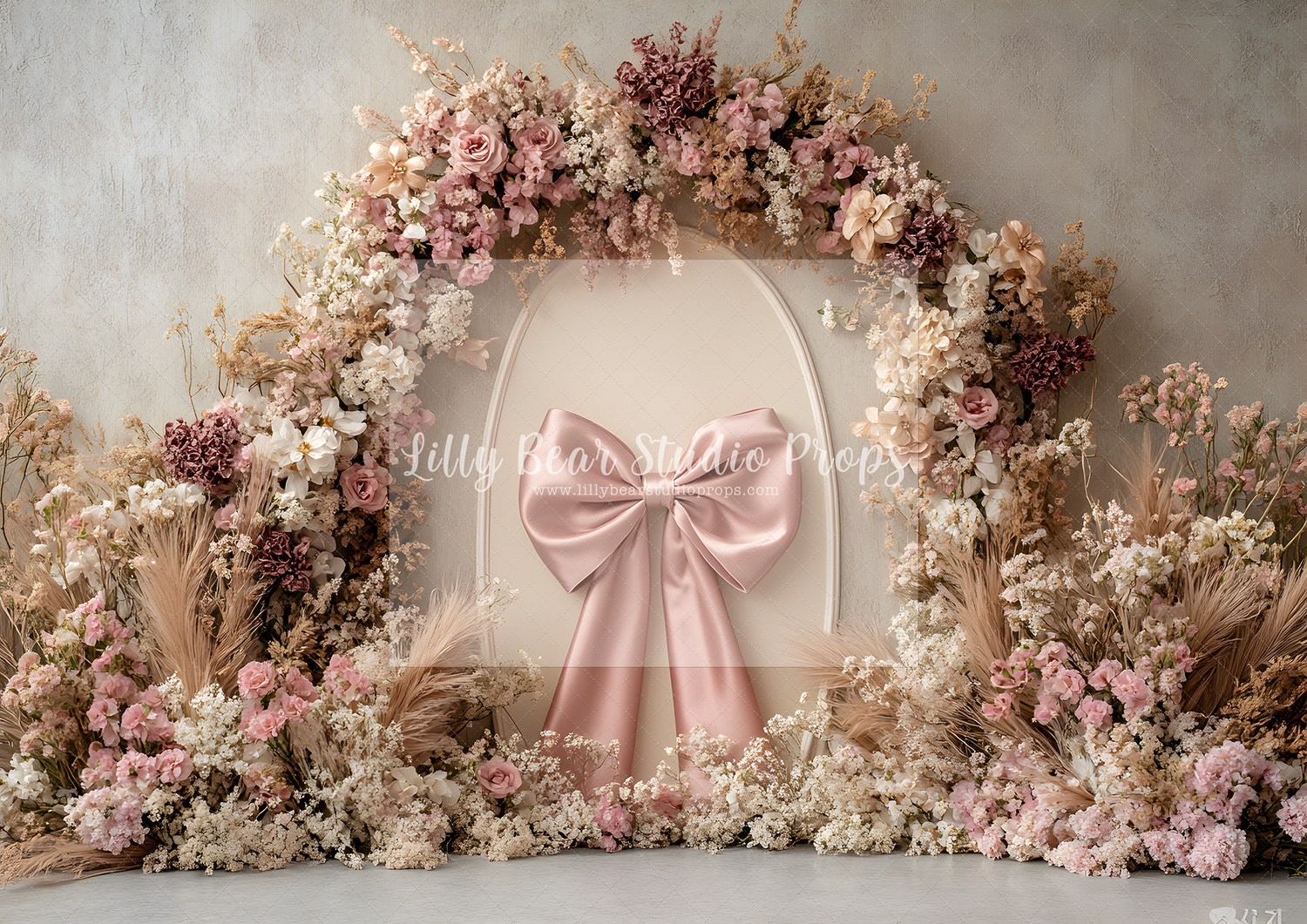 Floral Molding & Satin Serenity
