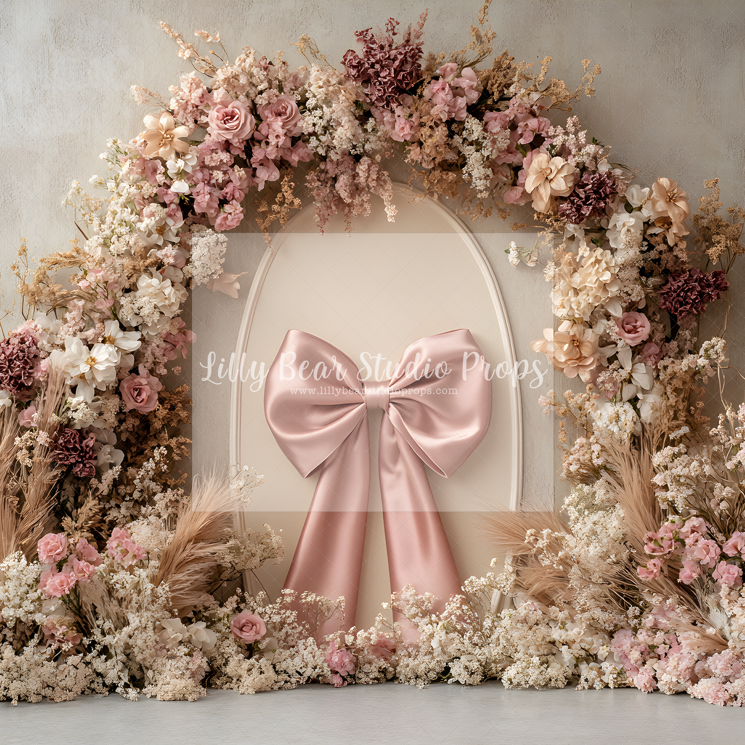 Floral Molding & Satin Serenity