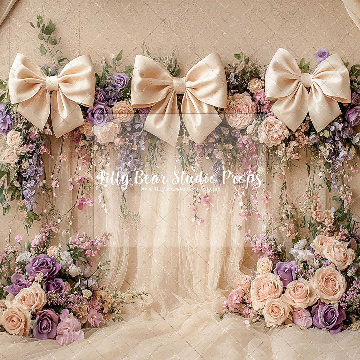 Floral Satin Symphony - Sweep Option