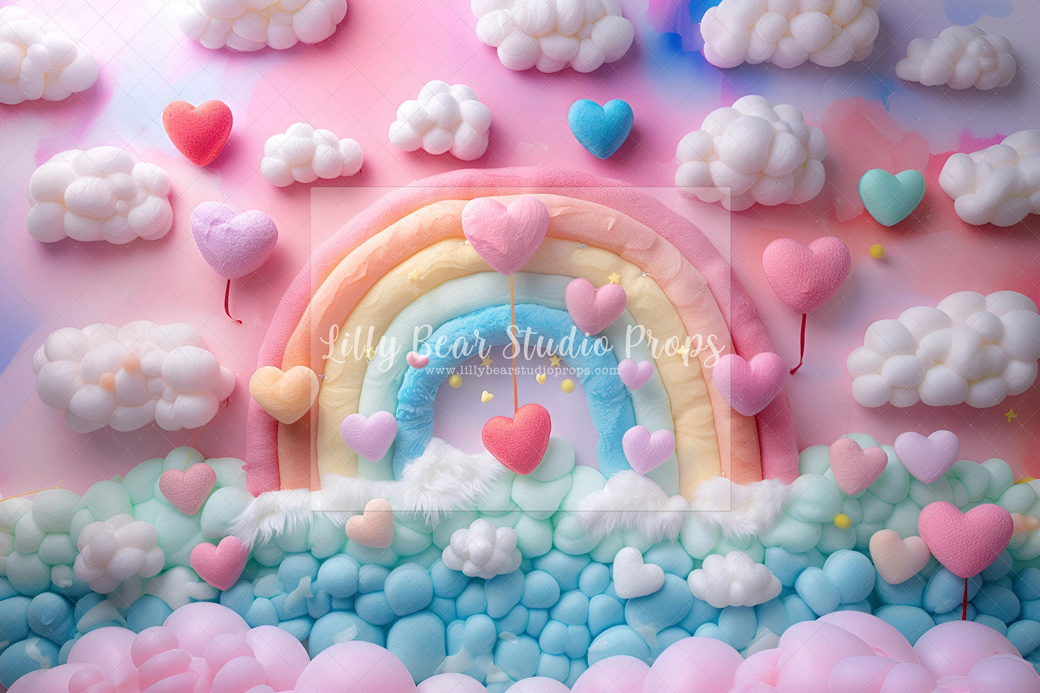 Fluffy Foam Rainbow