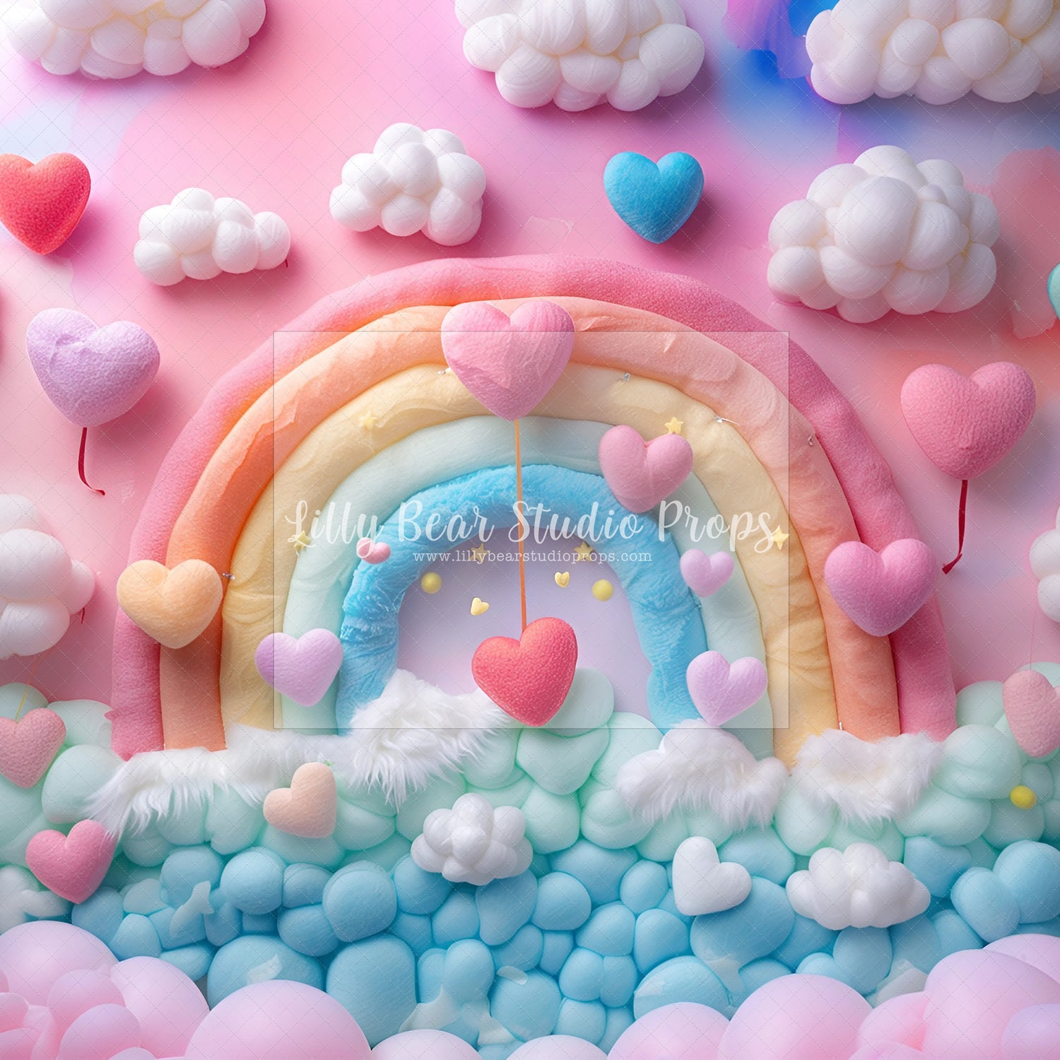 Fluffy Foam Rainbow