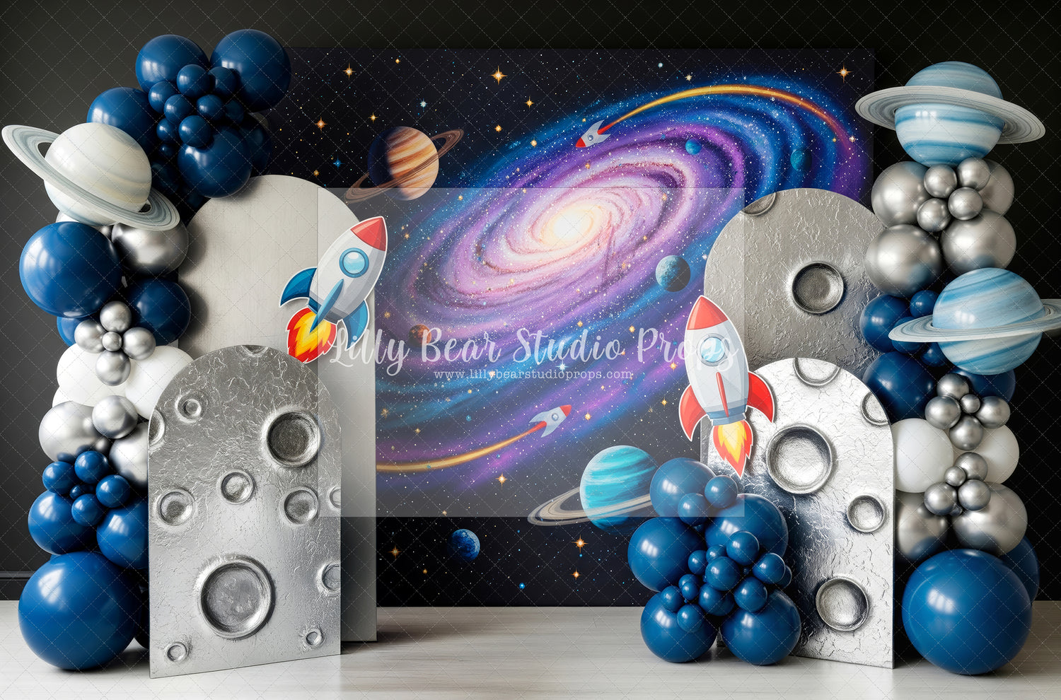 Galaxy Rockets and Planets