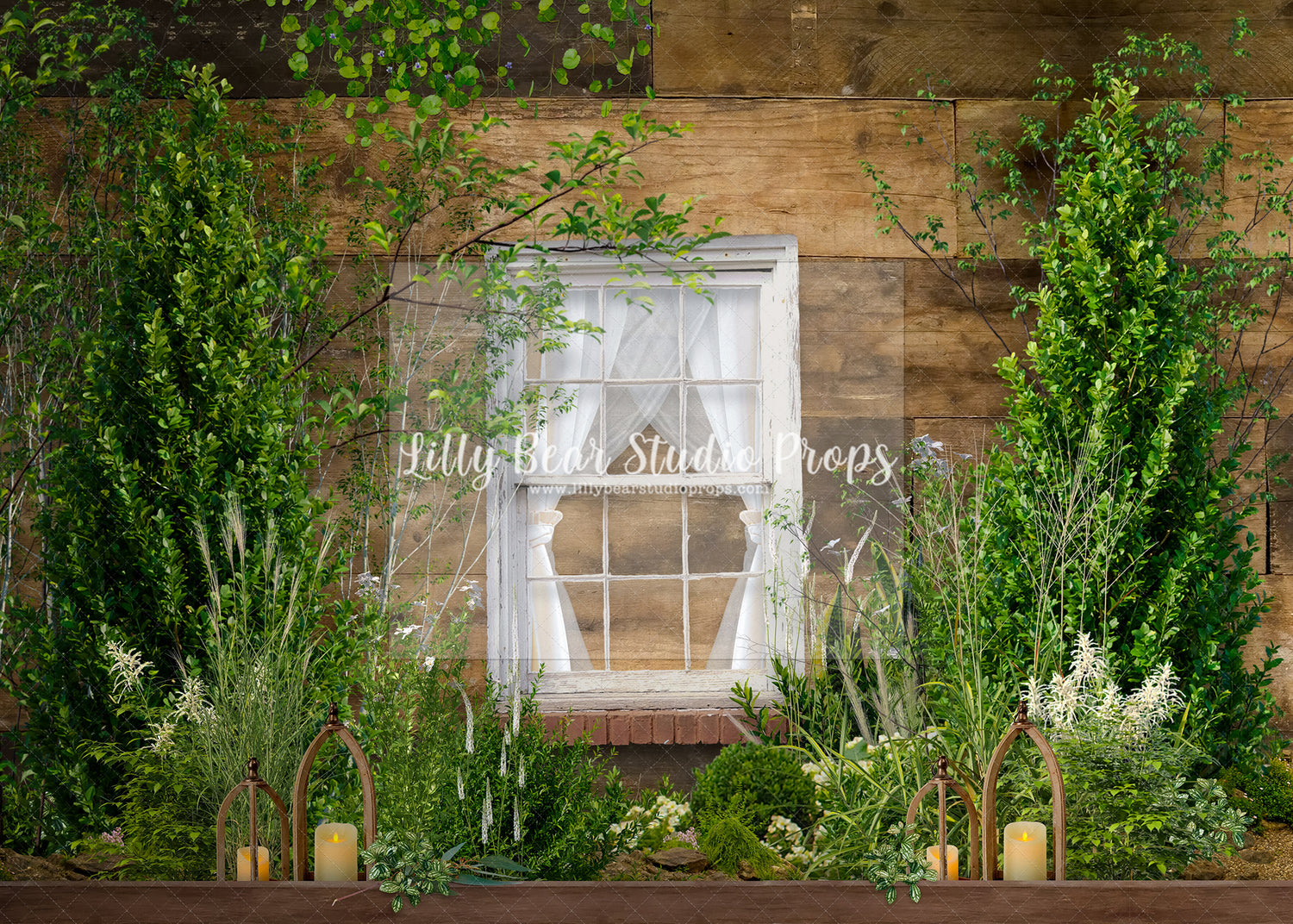Garden Window Wood Wall