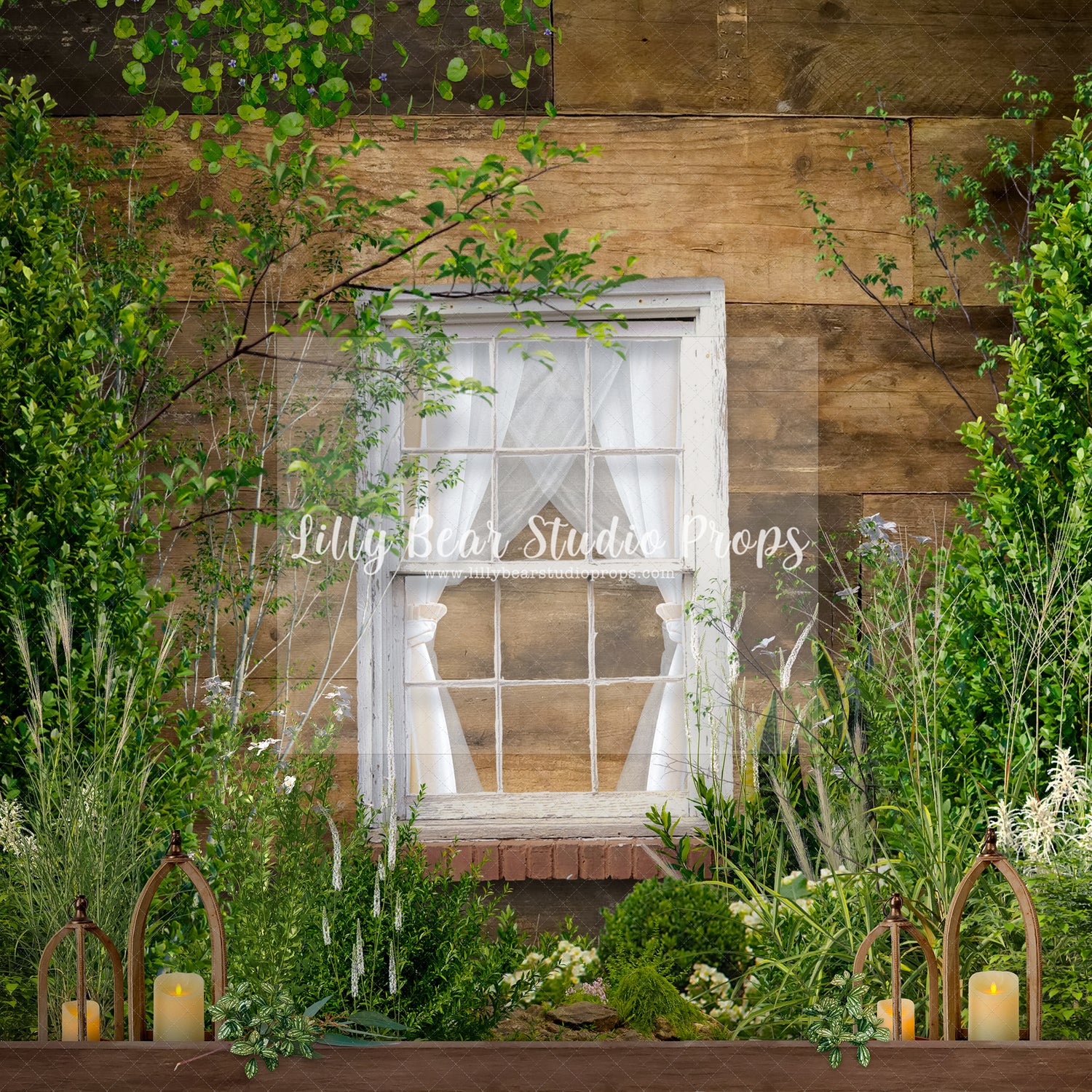 Garden Window Wood Wall
