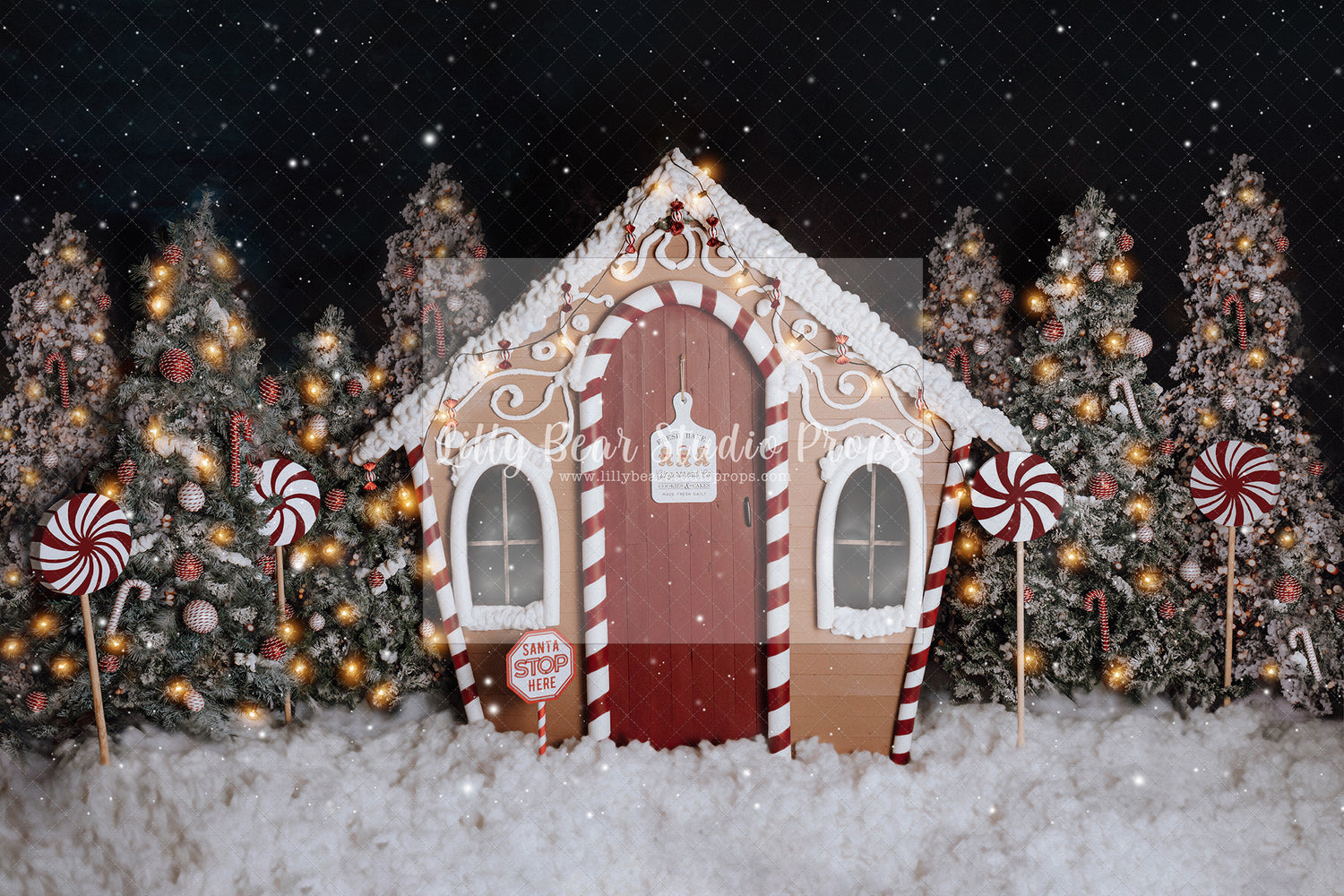 Gingerbread Cottage Starry Sky