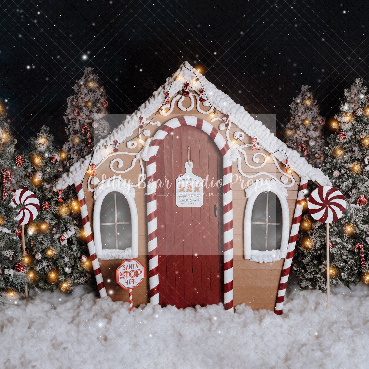 Gingerbread Cottage Starry Sky