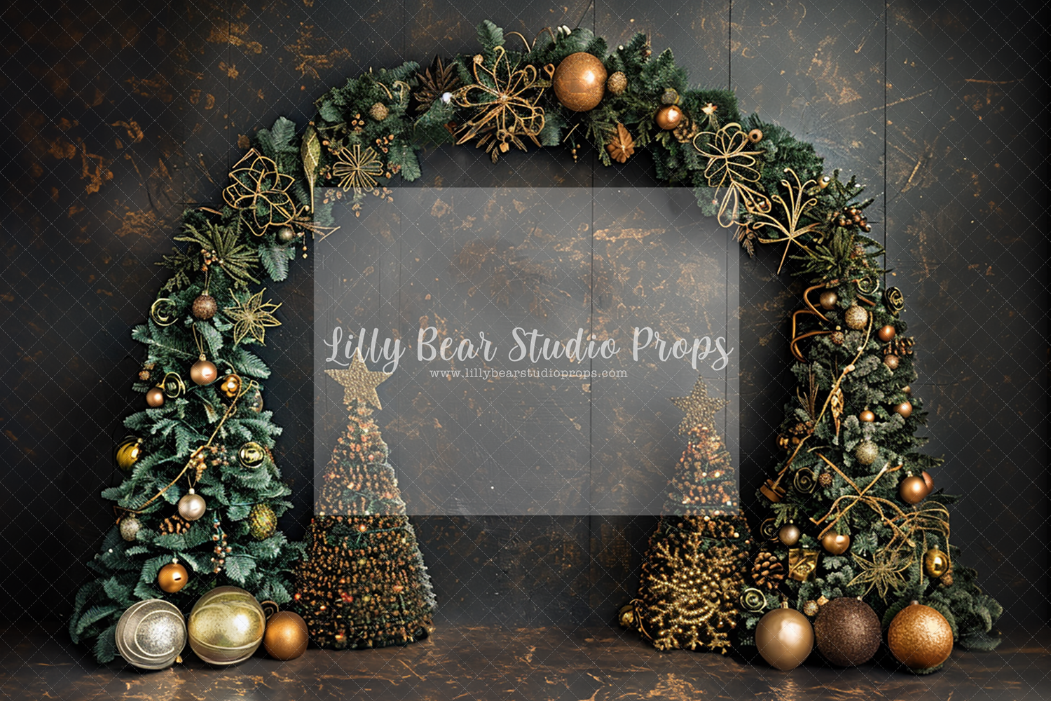 Gold Christmas Arch