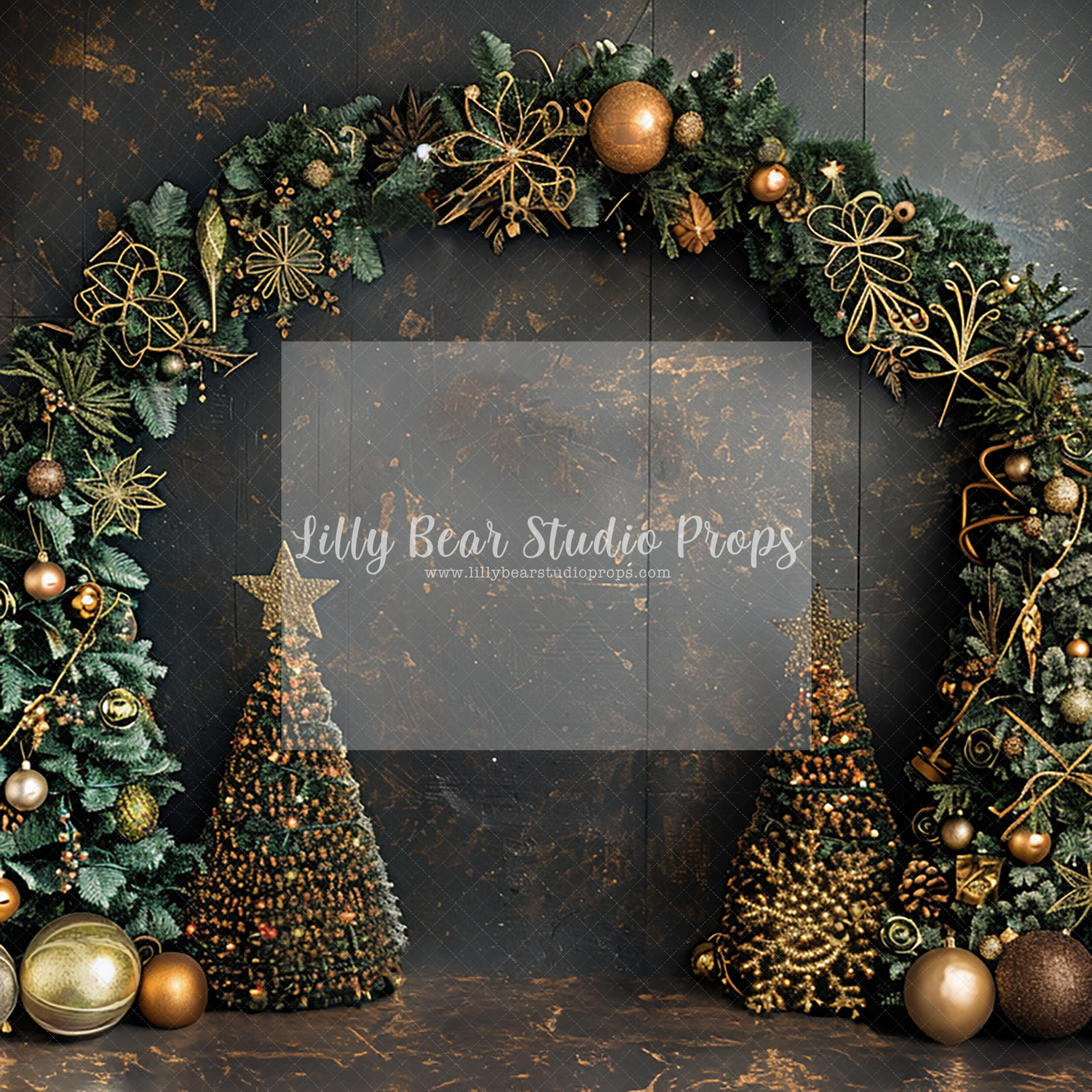 Gold Christmas Arch