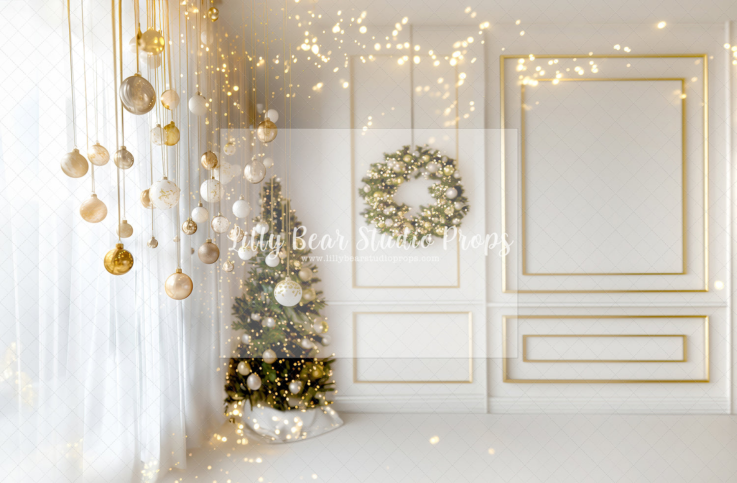 Gold Christmas Corner