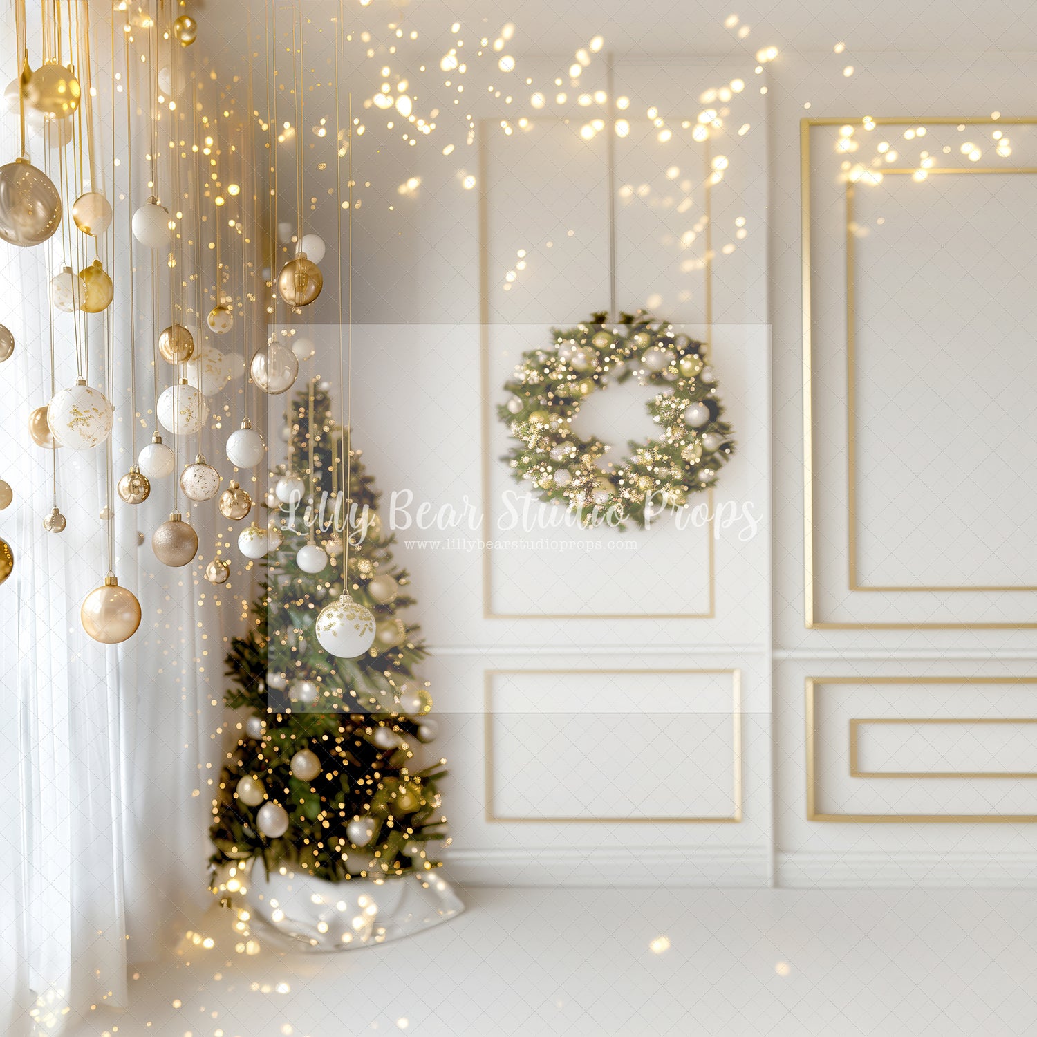 Gold Christmas Corner