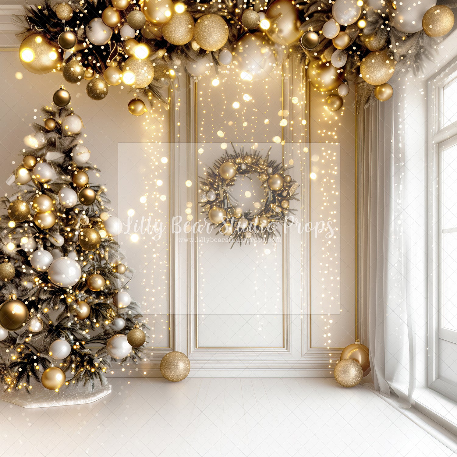 Gold Christmas Lights