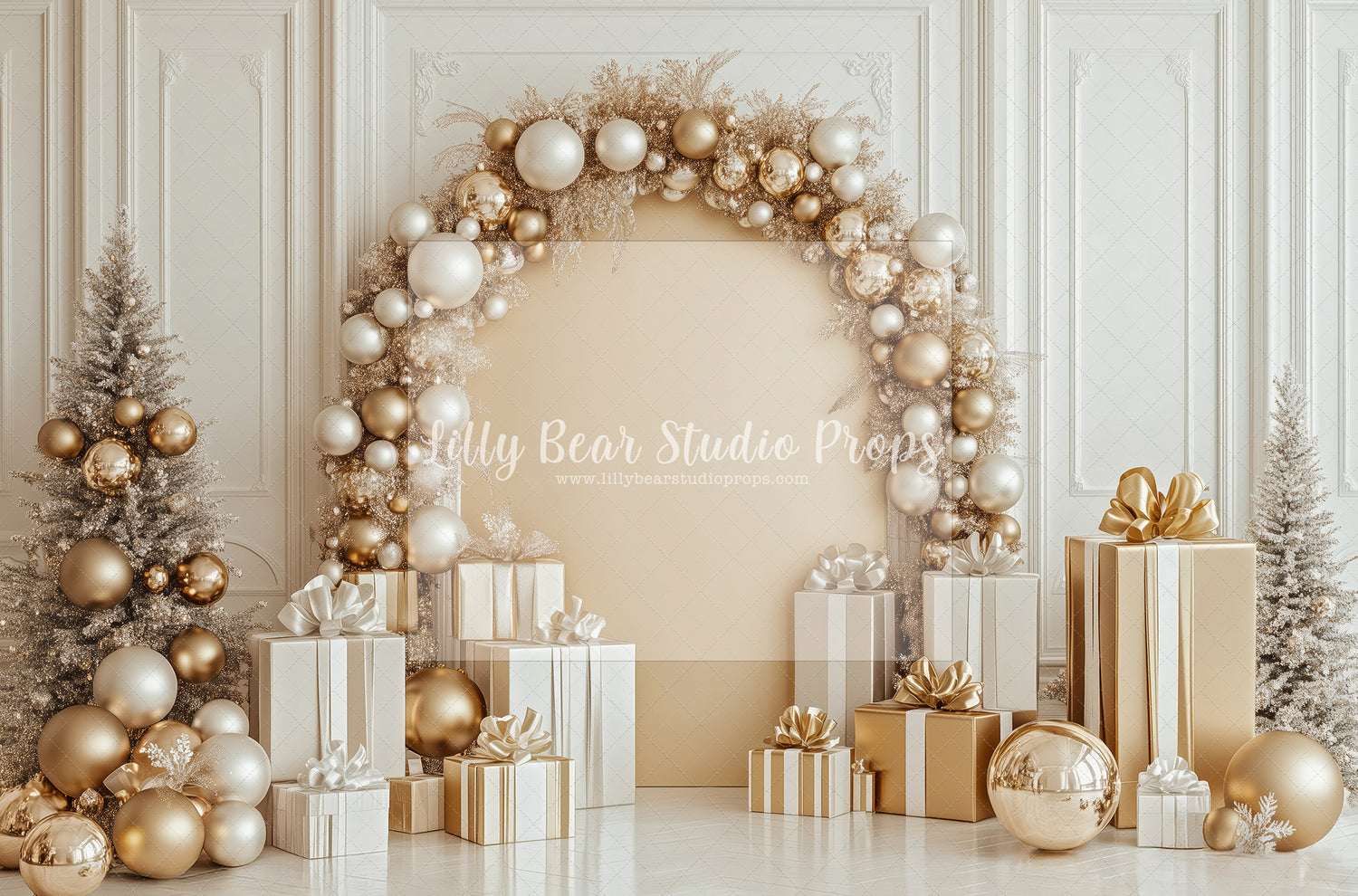 Gold Gifts and Christmas Balls