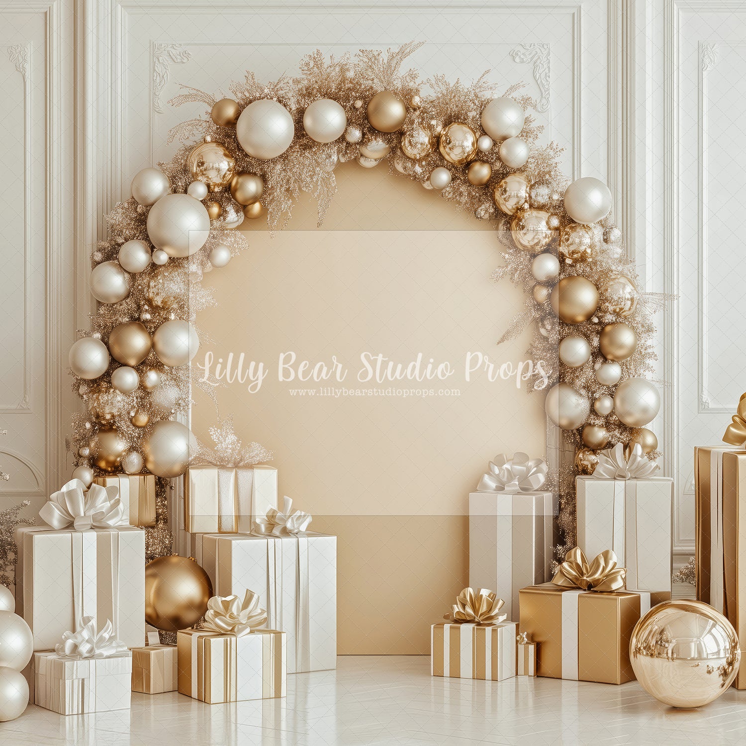 Gold Gifts and Christmas Balls