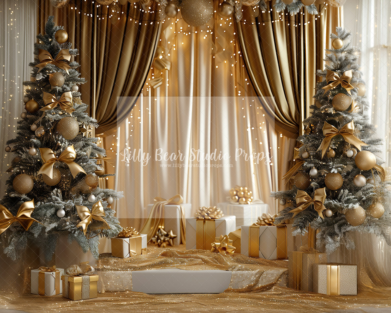 Gold Holiday Display - Sweep Option