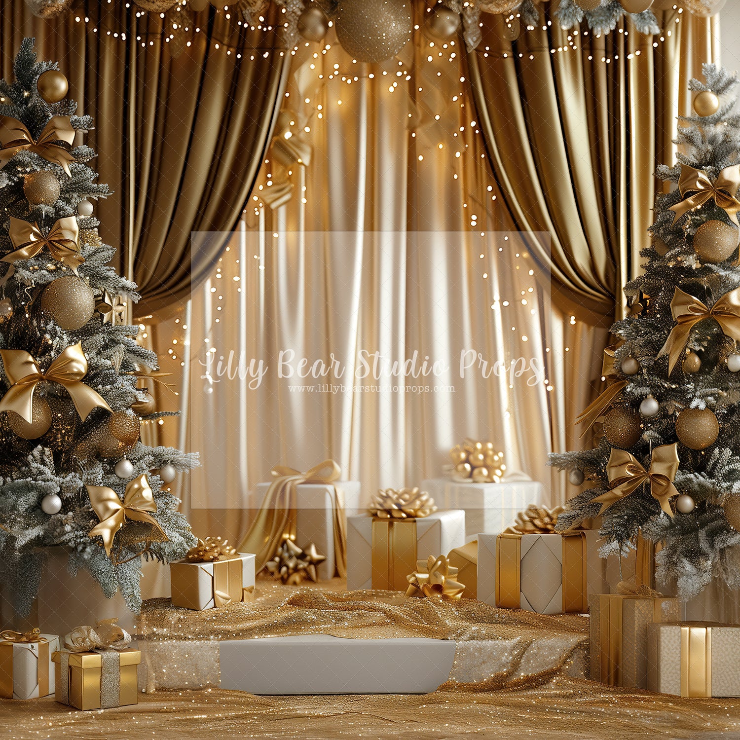 Gold Holiday Display - Sweep Option