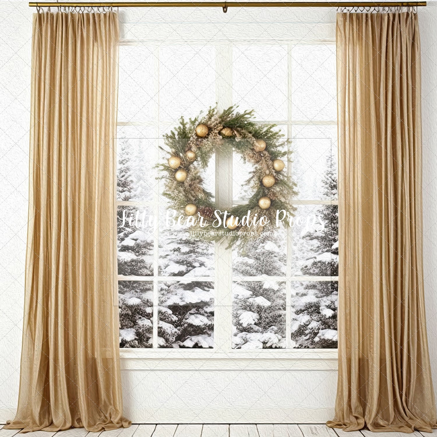 Gold Window 3 -Painterly
