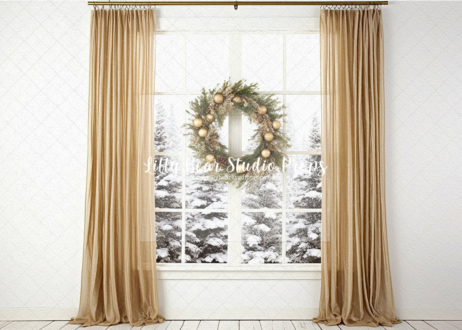Gold Window 3 -Painterly