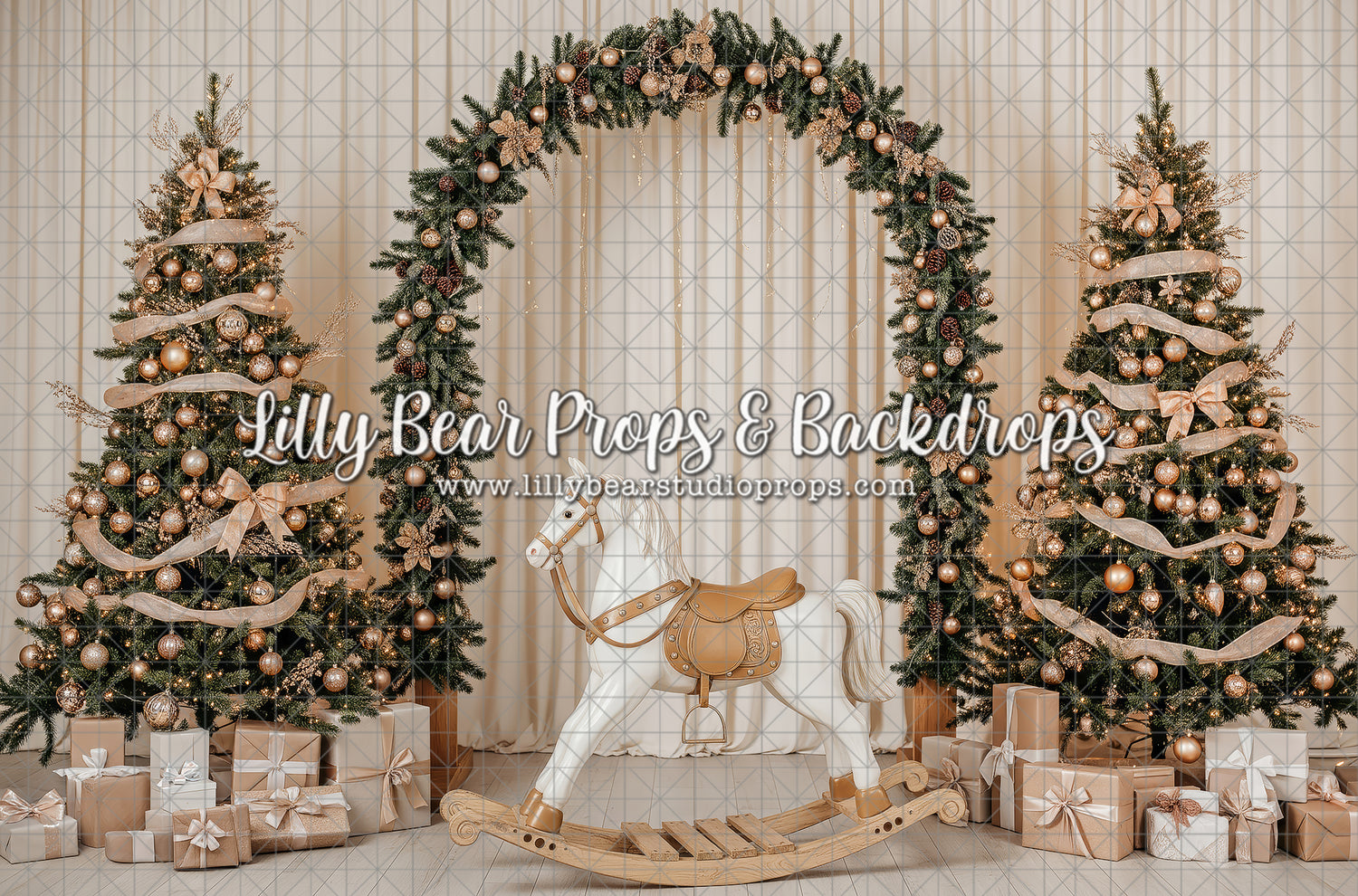 Golden Arch Carousel Scene
