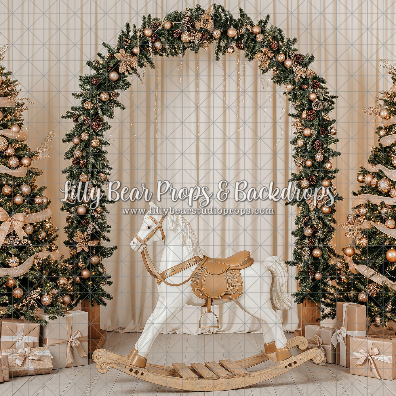 Golden Arch Carousel Scene