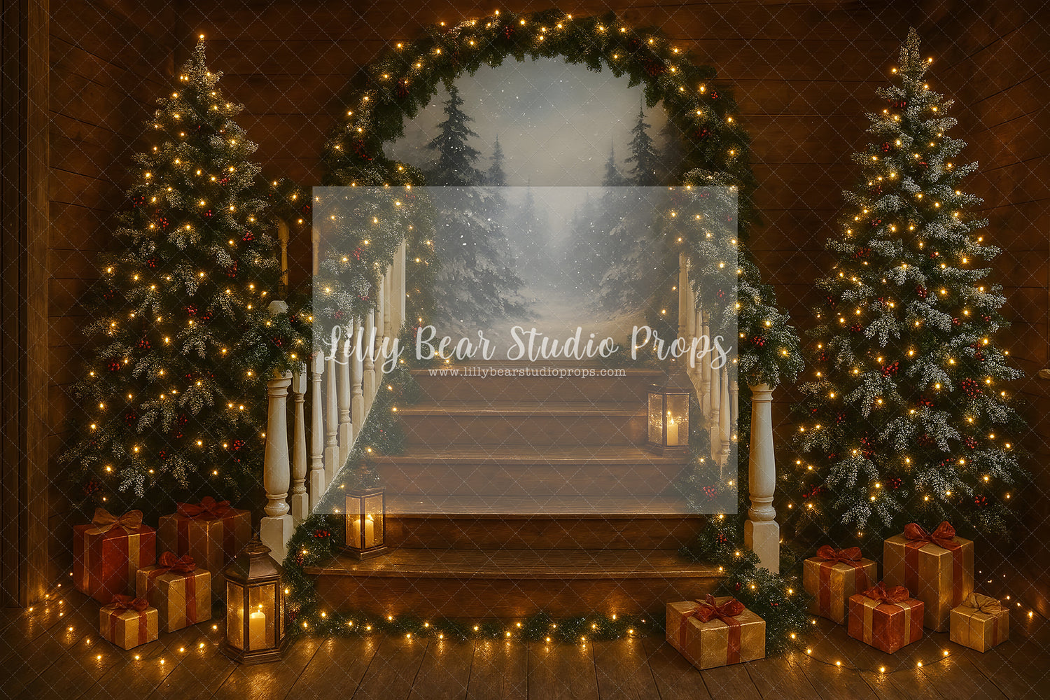 Golden Garland Steps