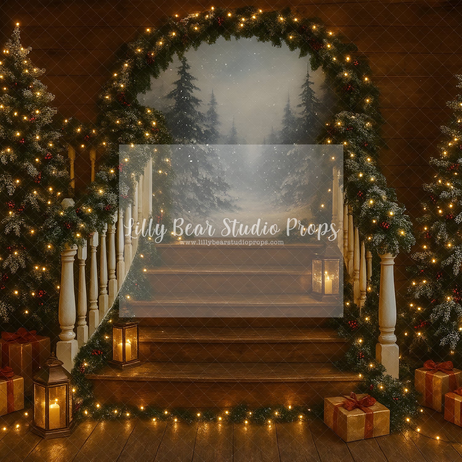 Golden Garland Steps