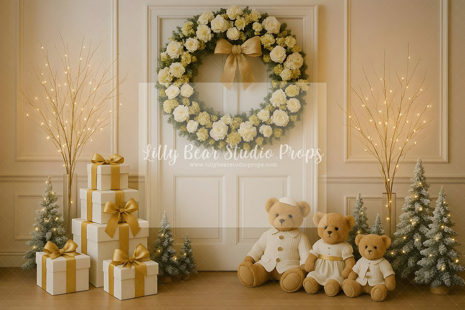 Golden Wreath Christmas