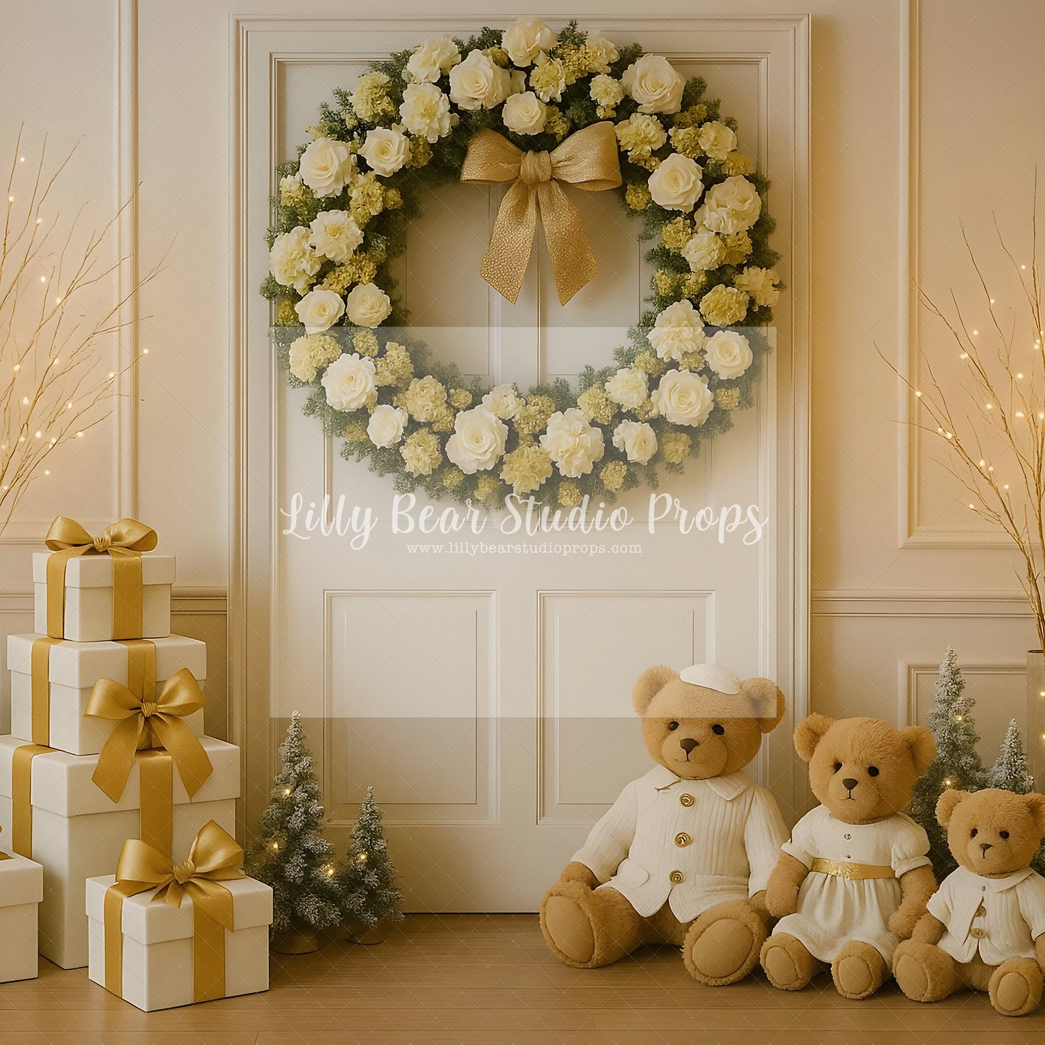 Golden Wreath Christmas