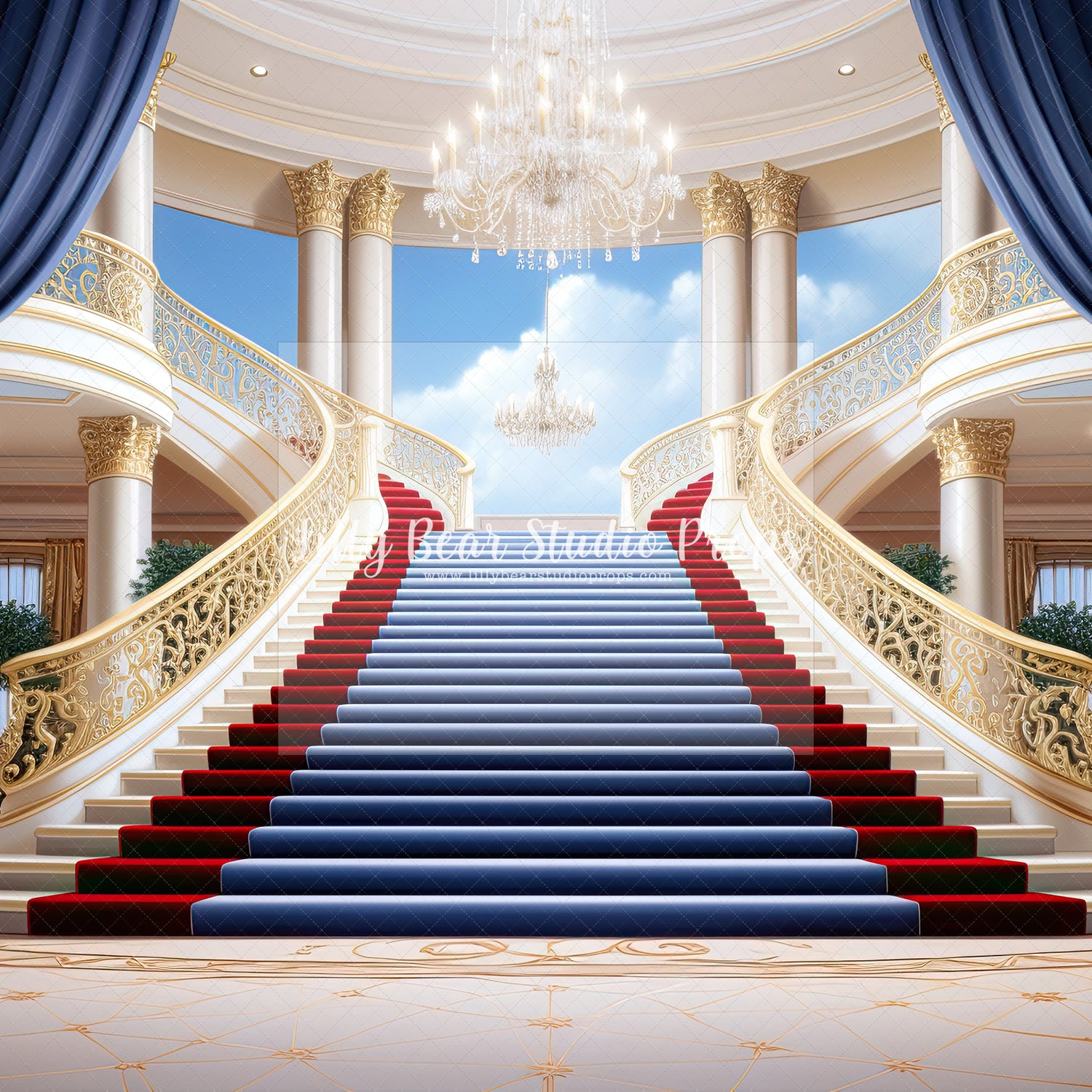 Grand Palace Staircase to the clouds