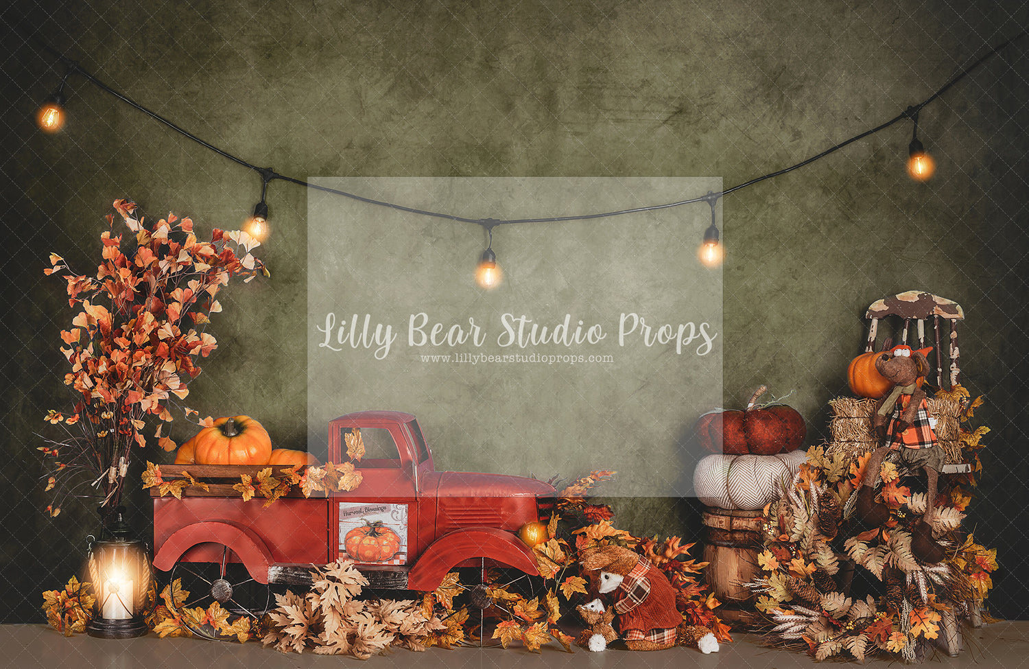 Green Fall Pumpkin Pickup