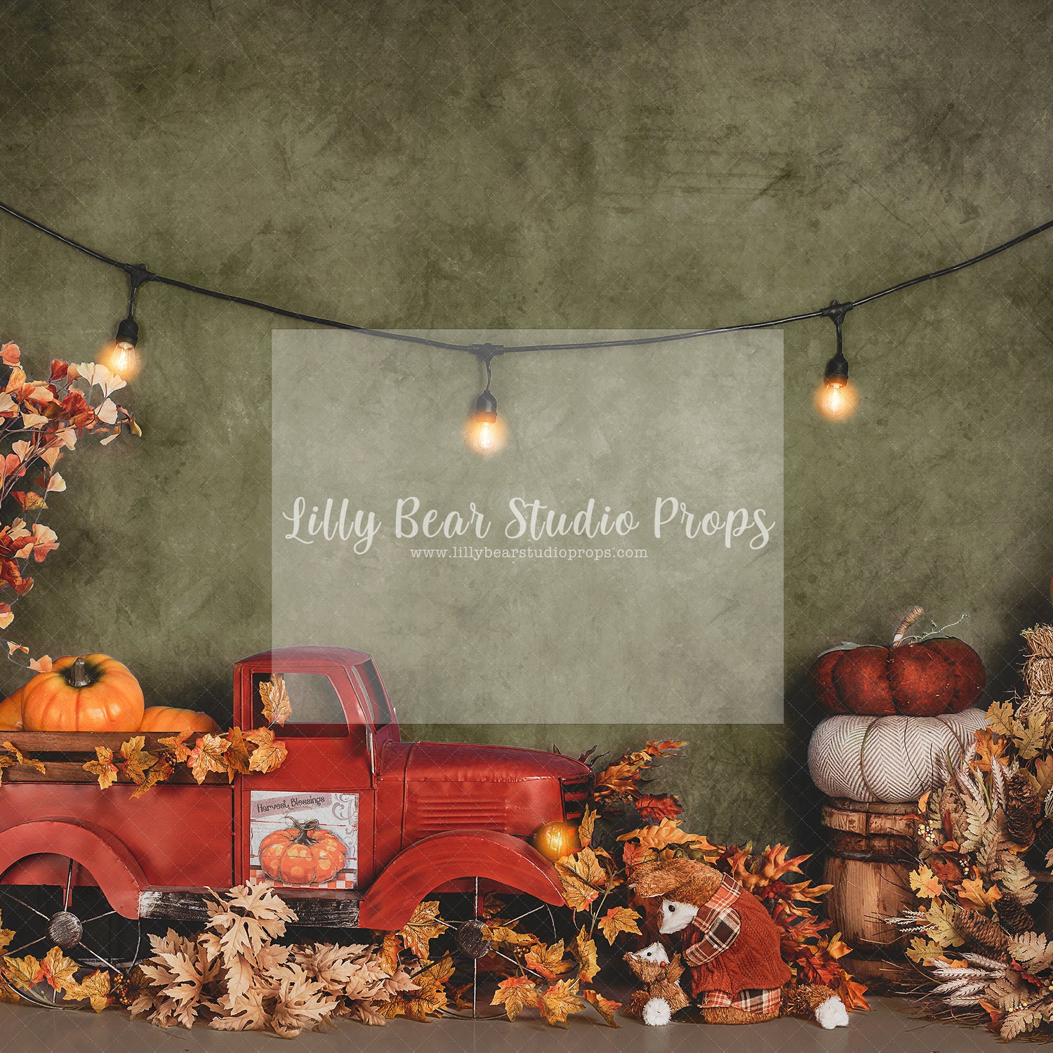Green Fall Pumpkin Pickup