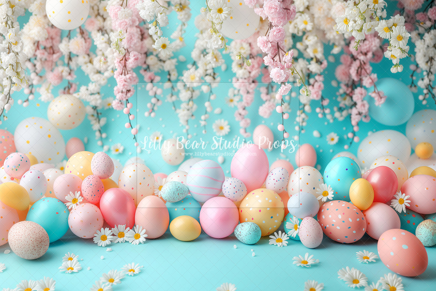 Hanging Flowers Pastel Eggs