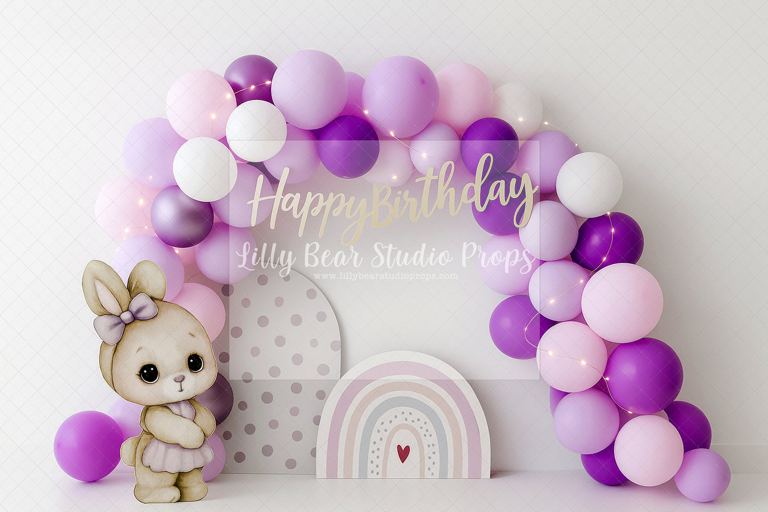 Happy Birthday Purple Bunny