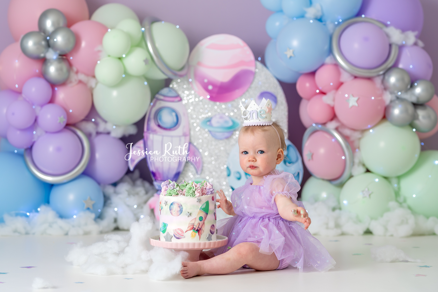 Pastel Space Balloons