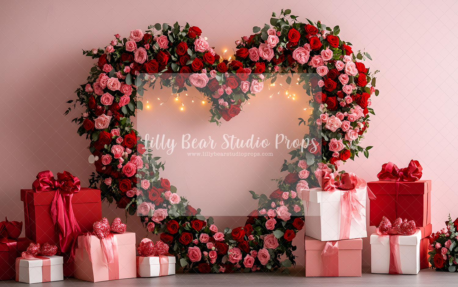 Heart Arch And Presents