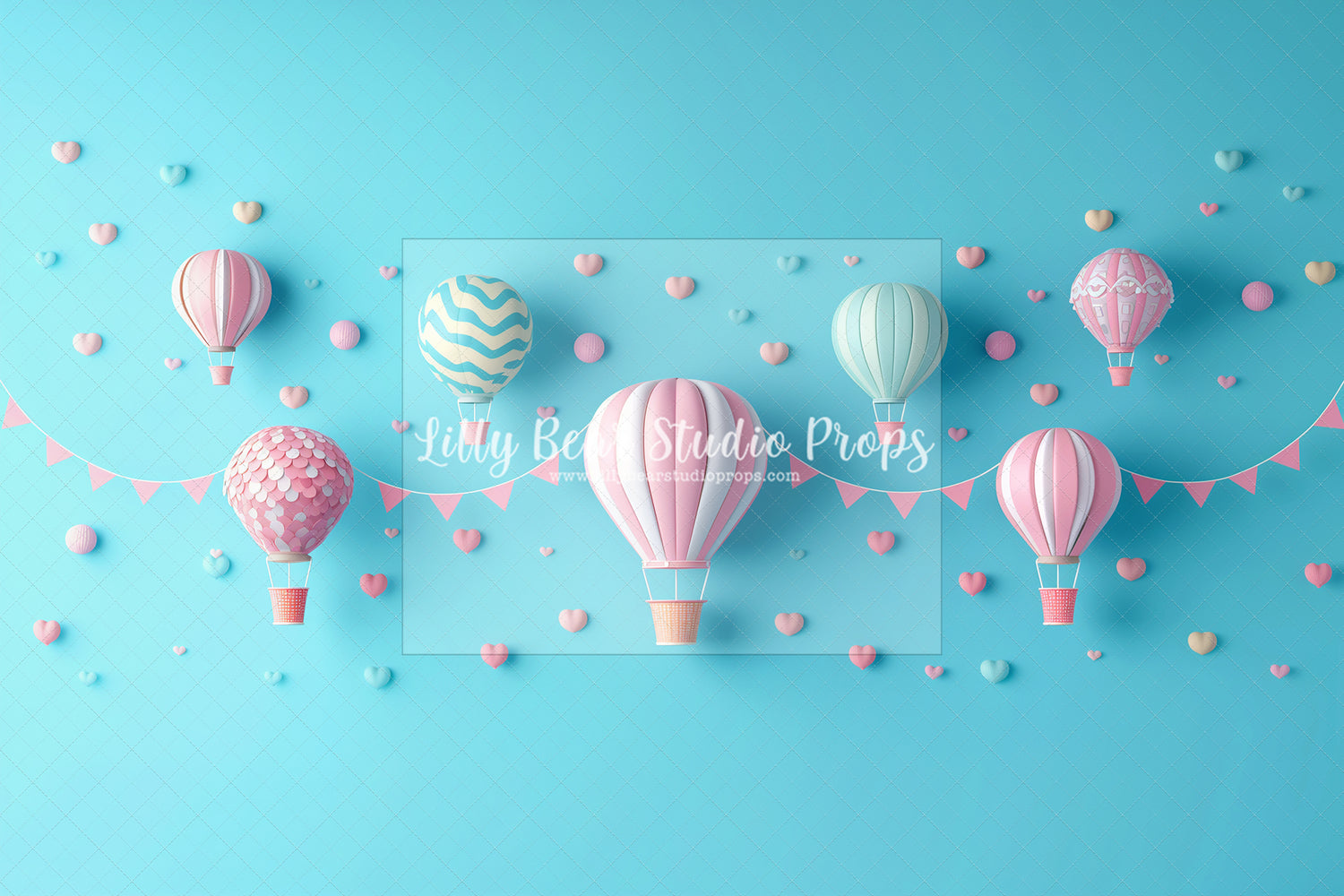 Hearts & Hot Air Balloons