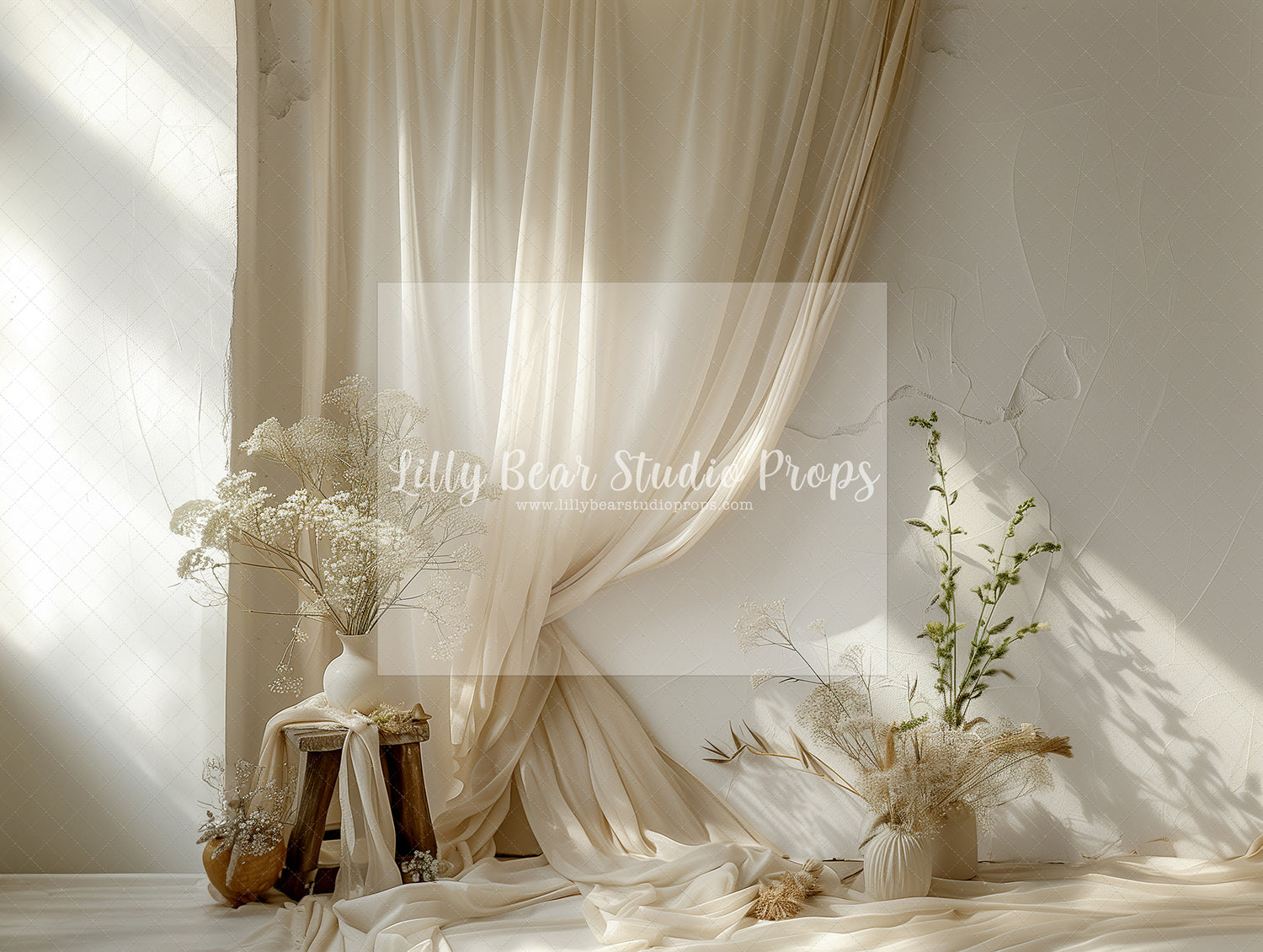 Heavenly Chiffon Boho Wall