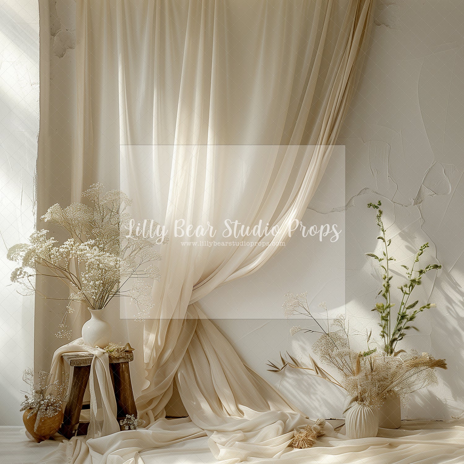 Heavenly Chiffon Boho Wall