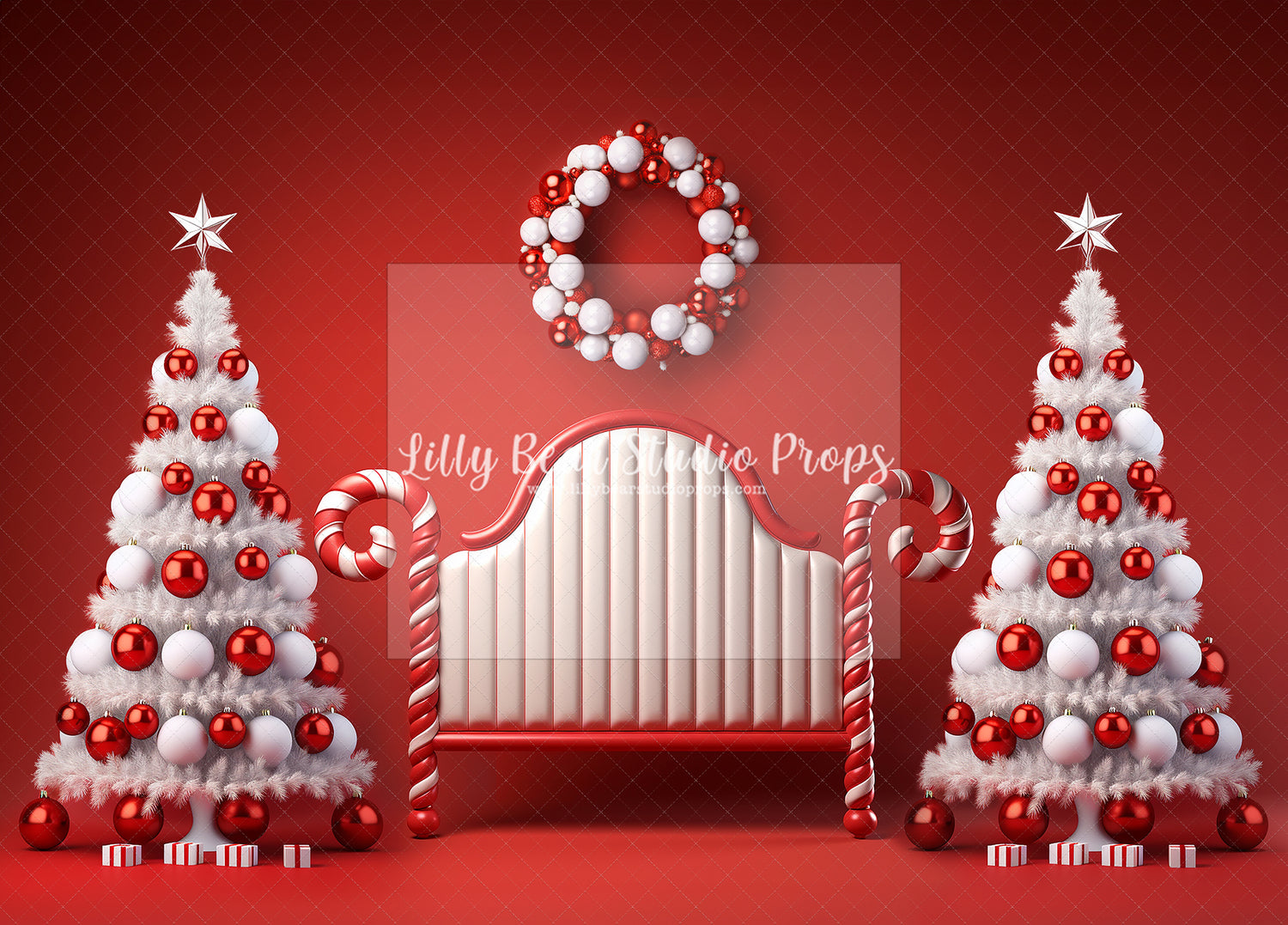 Ho Ho Ho Christmas Headboard