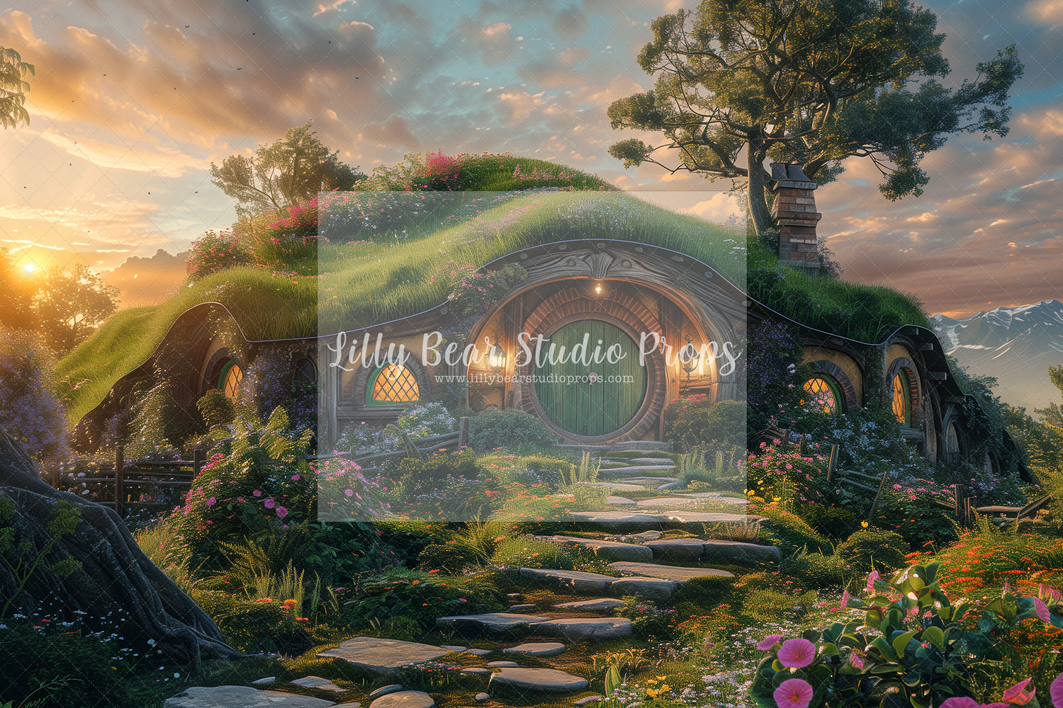 Hobbit House Sunset