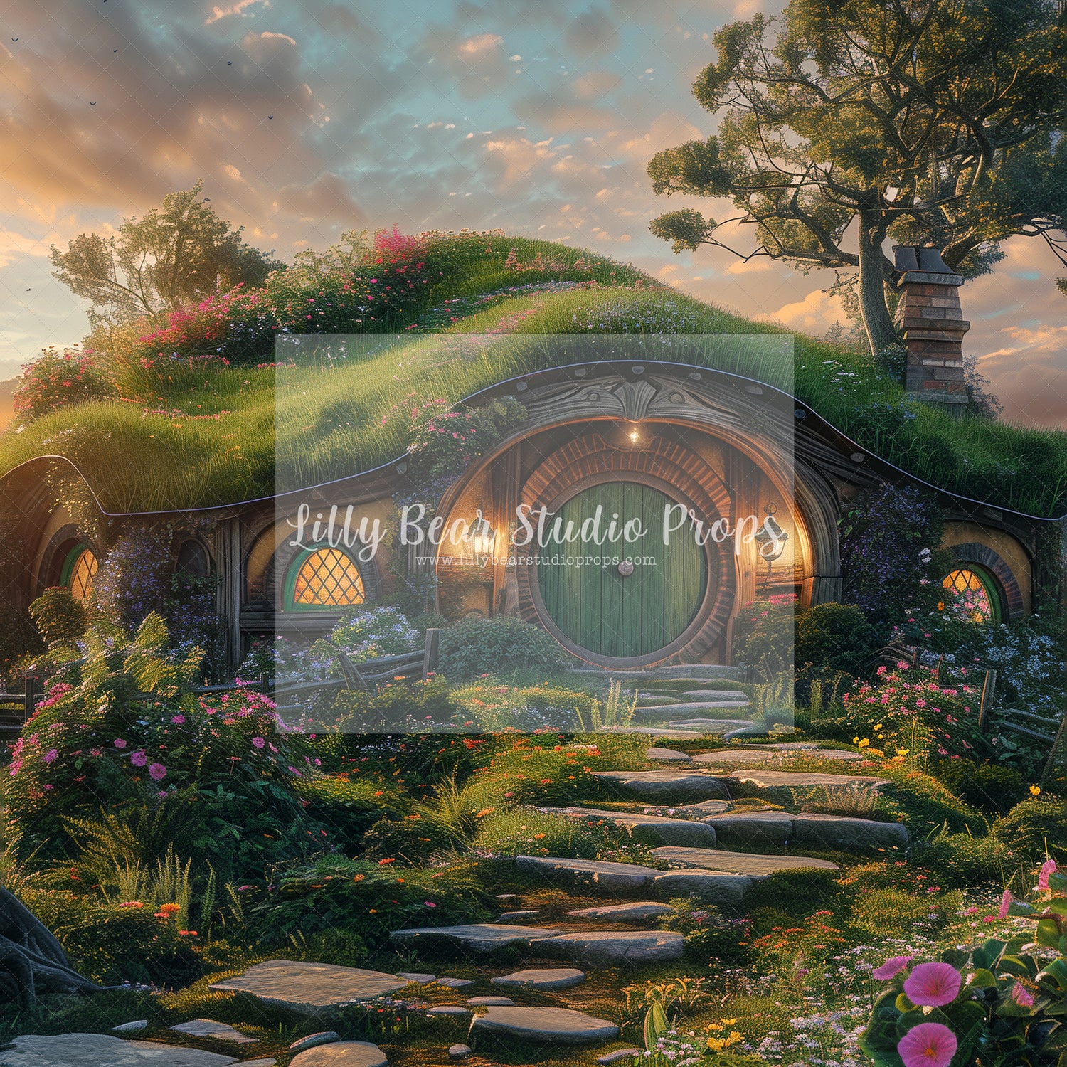 Hobbit House Sunset